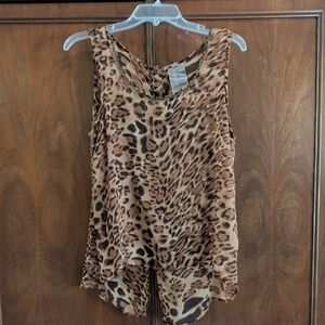 Moon Collection Animal Print Tank Top